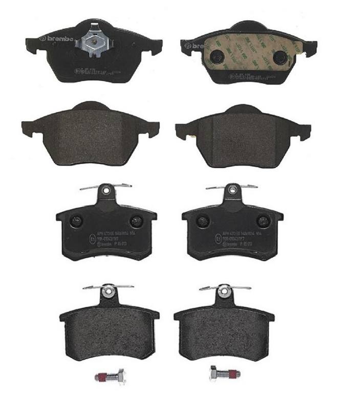 Audi Brembo Brake Kit - Pads Front and Rear (Low-Met) 8D0698151C - Brembo 1563421KIT